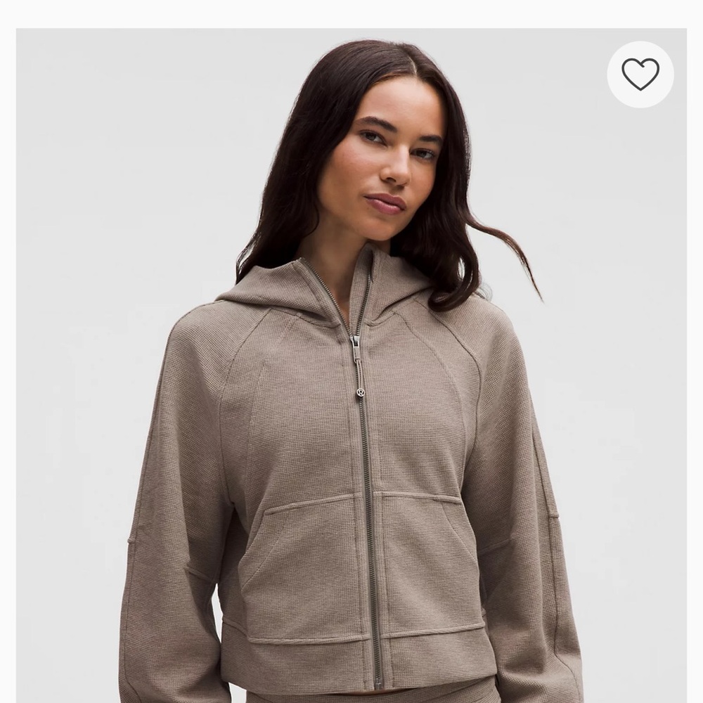 Lululemon Athletica Beige Fleece Jacket preloved